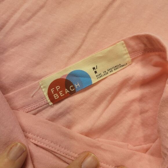 Free People Evangeline Midi Pink Dress Size Medium - Picture 7 of 8